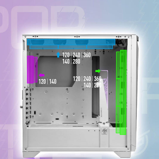 Essential Blue Build PC – Fascia Entry